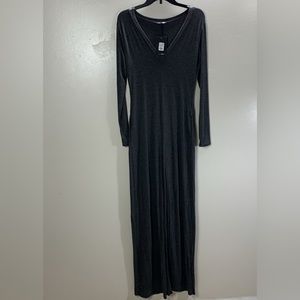 Fashion Nova romper long gray long sleeve women’s S